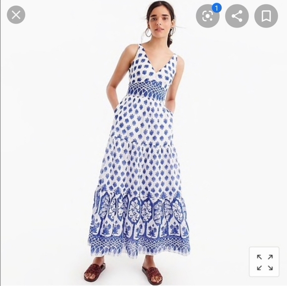 J. Crew Dresses & Skirts - NWOT J. Crew Tall V-Neck Santorini Maxi Dress